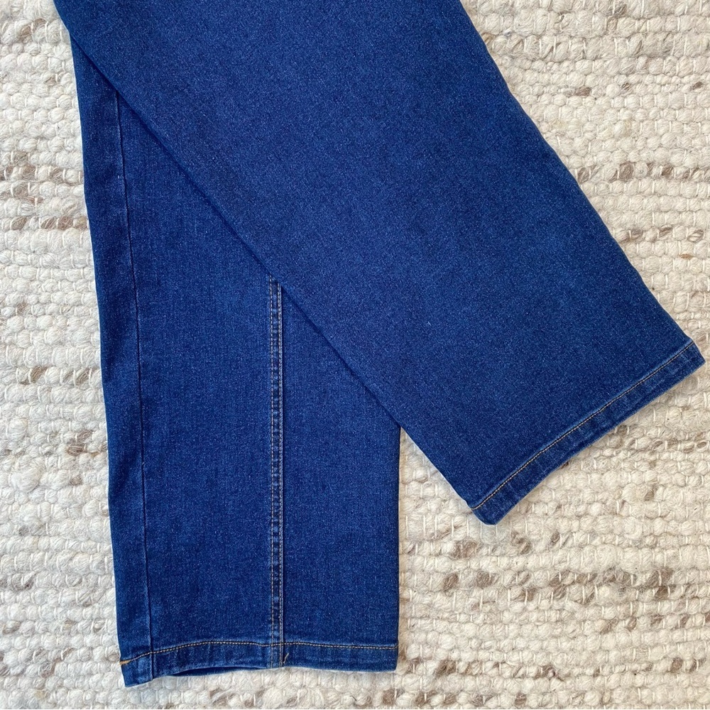 Skies Are Blue NWT Carpenter Jeans Utility Stitch, Structured Classic Blue, Sz S - Picture 6 of 11